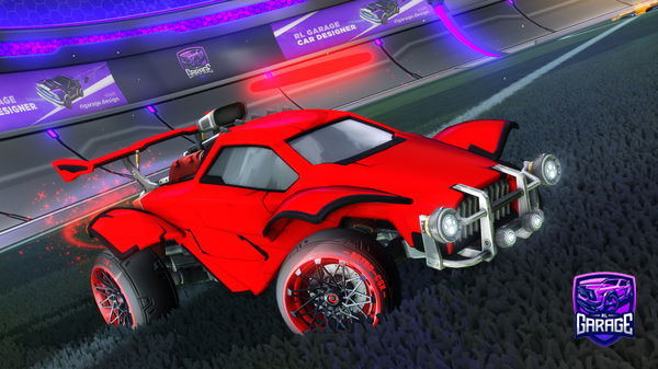 A Rocket League car design from Marvin1XD