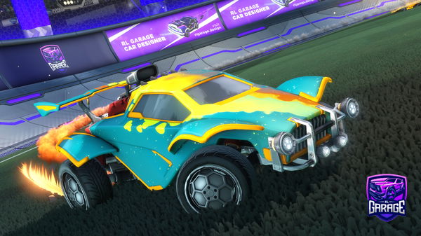 A Rocket League car design from MIILO_SPAZZR
