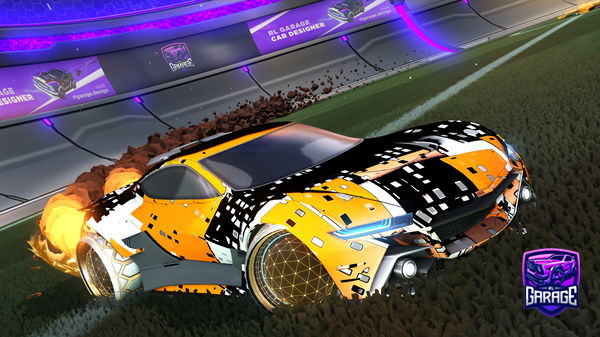 A Rocket League car design from GoBlitzy