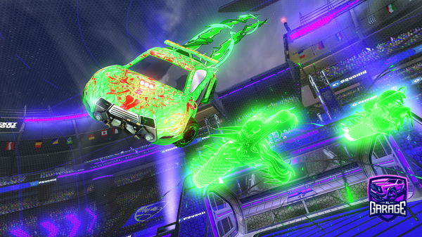 A Rocket League car design from LittleLily