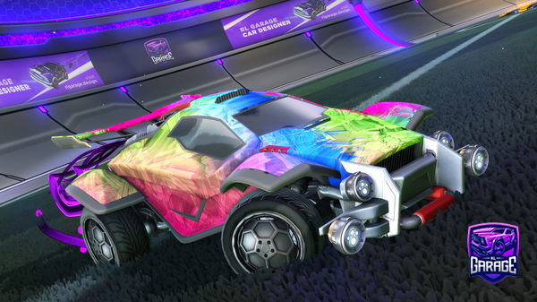 A Rocket League car design from Maliketh