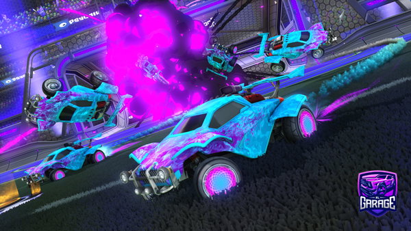 A Rocket League car design from cometeeboi