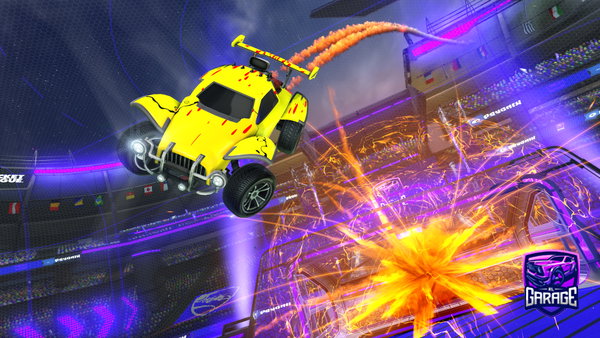 A Rocket League car design from Marcos10totti