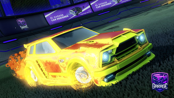 A Rocket League car design from bujlay