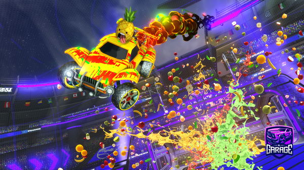 A Rocket League car design from Tiratre