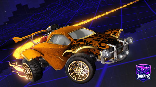 A Rocket League car design from NInja247tg