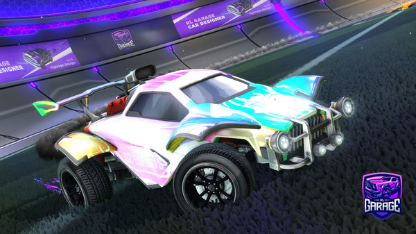 A Rocket League car design from Fentonfox