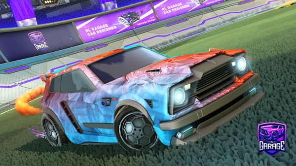 A Rocket League car design from edgaming91