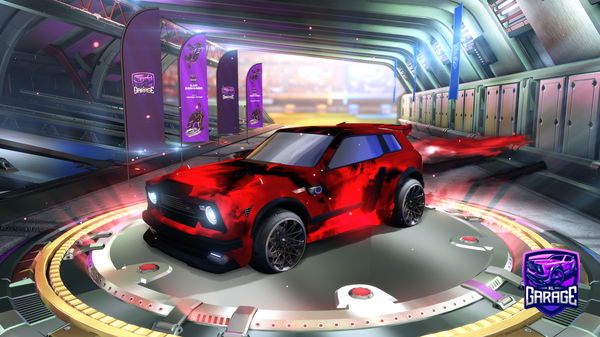 A Rocket League car design from Vovvenjessie