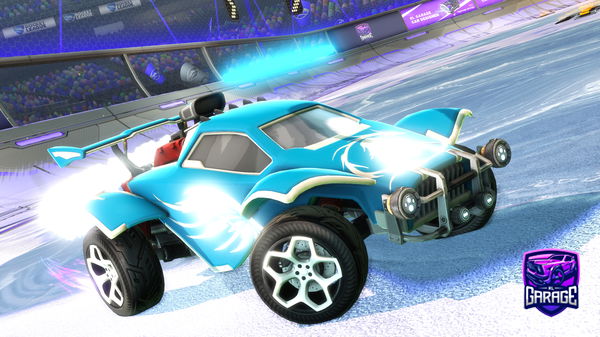 A Rocket League car design from IgglePiggIe