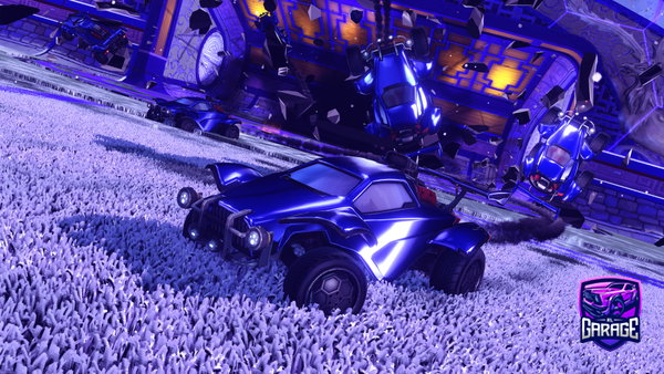 A Rocket League car design from Electro-G