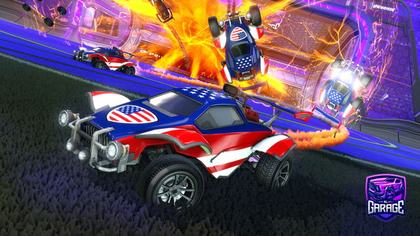 A Rocket League car design from PRPLWINGS