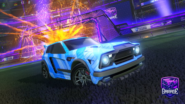 A Rocket League car design from zune2005