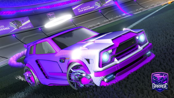 A Rocket League car design from Nigg_Btw