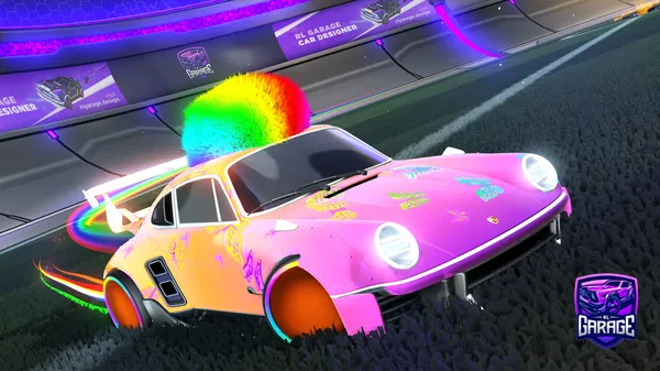 A Rocket League car design from Cat_232477