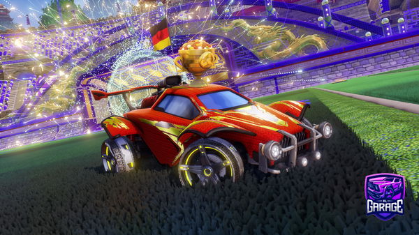 A Rocket League car design from Kugelmagnet69