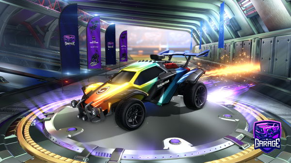 A Rocket League car design from Djjnn