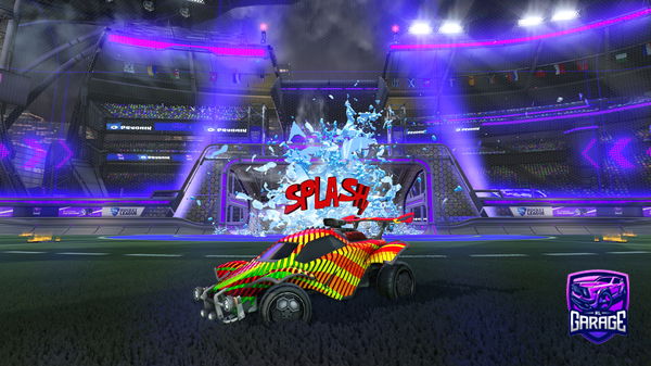 A Rocket League car design from futlfc