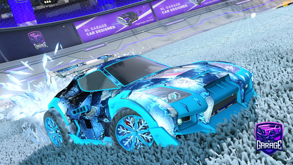 A Rocket League car design from Nykkur