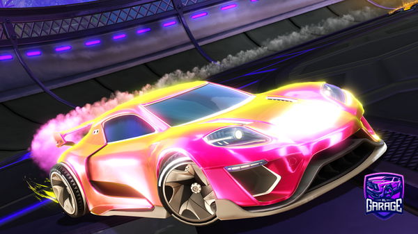 A Rocket League car design from P1LM