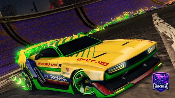 A Rocket League car design from bendyrhino