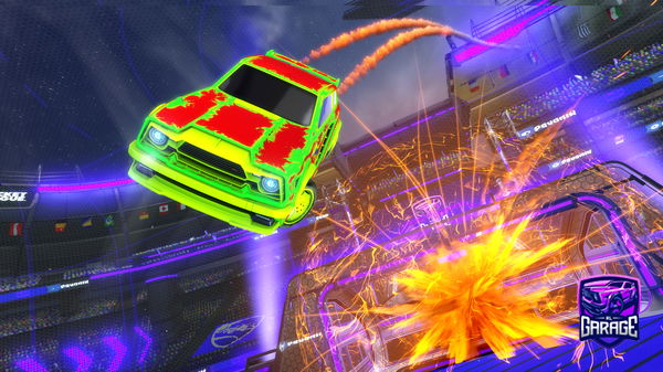 A Rocket League car design from Milestone101cool