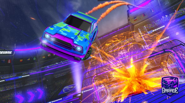 A Rocket League car design from CRinKC