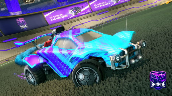 A Rocket League car design from glupi123