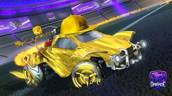 A Rocket League car design from RWJ