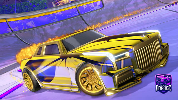 A Rocket League car design from KTRLCluB
