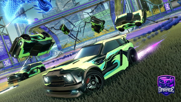 A Rocket League car design from qX__2N