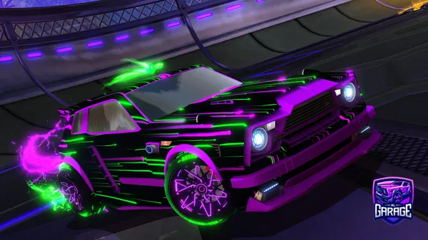 A Rocket League car design from Blumico