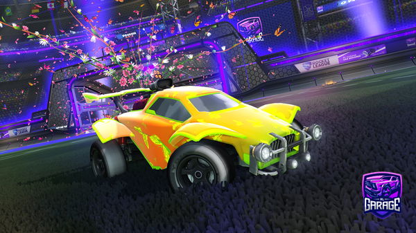 A Rocket League car design from Together-laser7