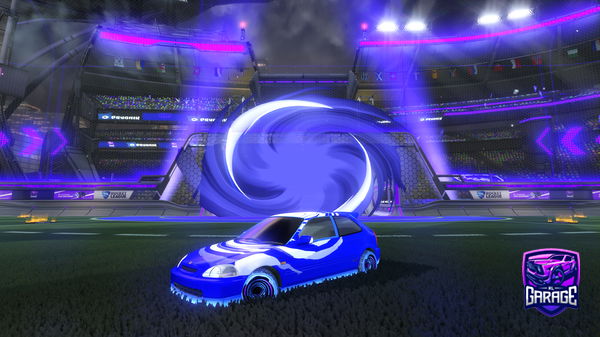 A Rocket League car design from PulseSpectrm