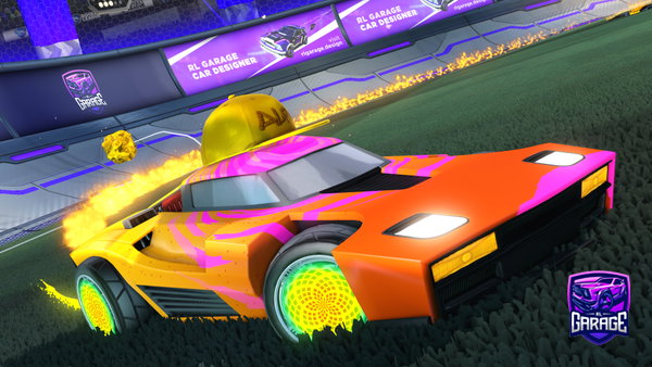 A Rocket League car design from Dash9999