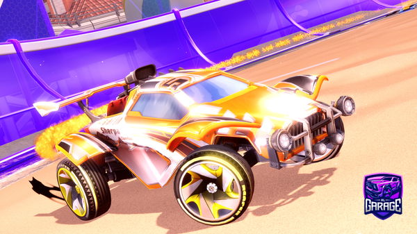 A Rocket League car design from Waydd