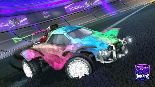 A Rocket League car design from OrangeAce7