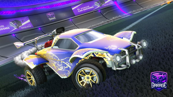 A Rocket League car design from Braetu21