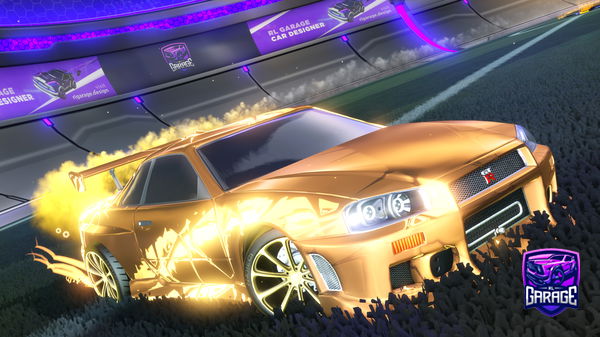 A Rocket League car design from SiryxRL16