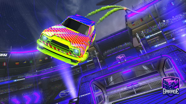 A Rocket League car design from duggstar