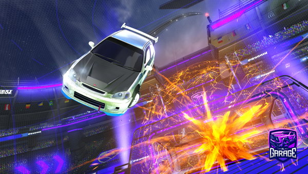 A Rocket League car design from xRhu1N