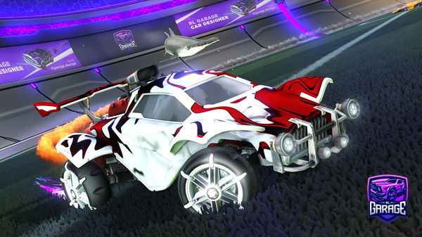 A Rocket League car design from Xendermenz_PC