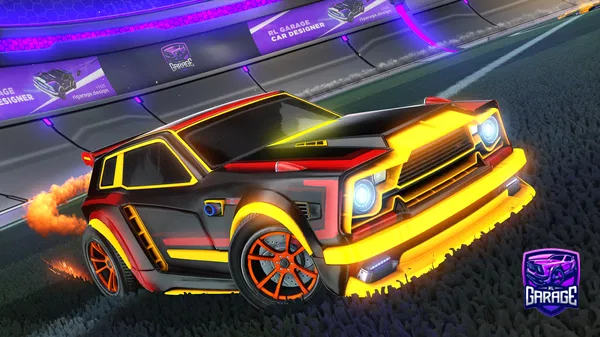 A Rocket League car design from tysucksatrl4