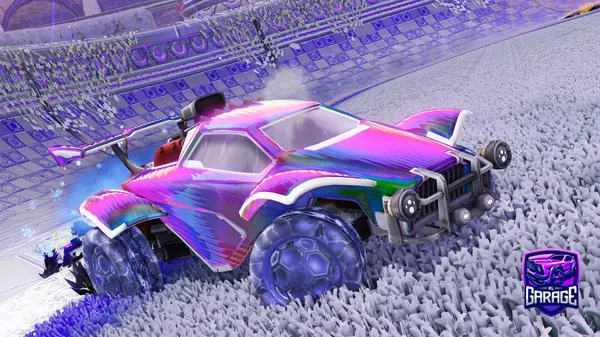 A Rocket League car design from ZeroFoxxo