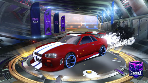 A Rocket League car design from Hdudnudb