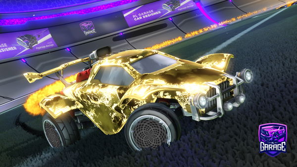 A Rocket League car design from R04d2wh1t30ct4n3