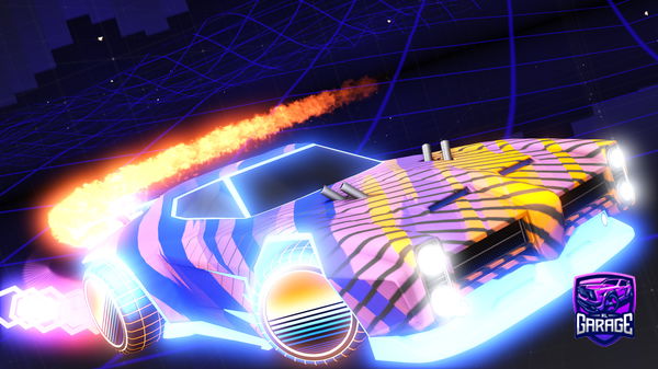 A Rocket League car design from _lj_