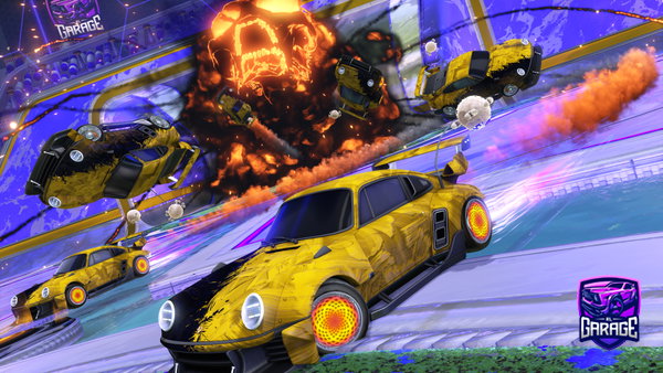 A Rocket League car design from CocoMattern
