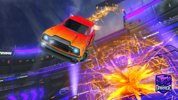 A Rocket League car design from LauBW