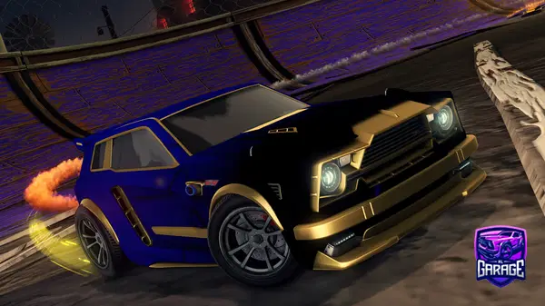 A Rocket League car design from Muzzpower